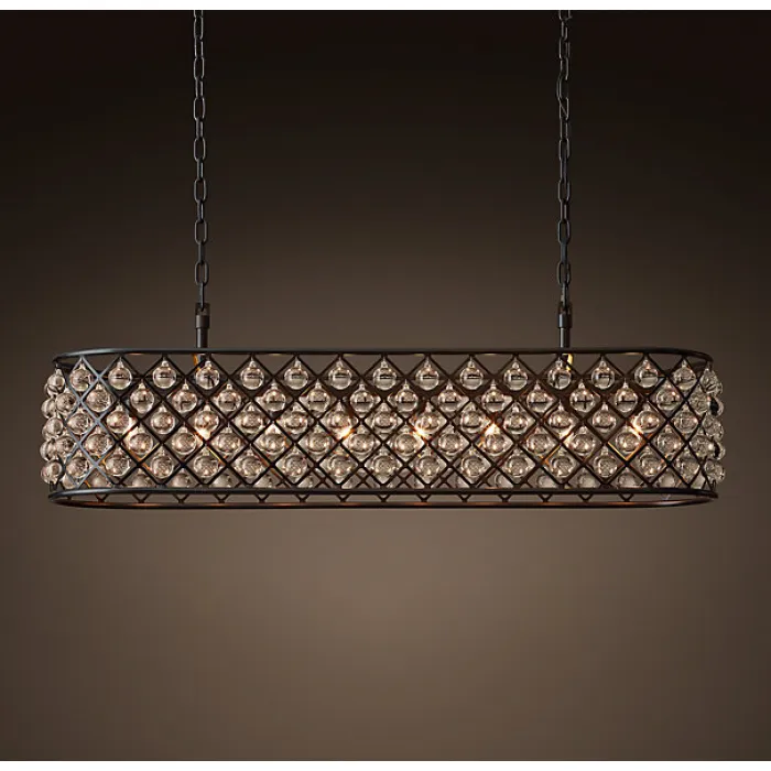 Люстра RH Spencer Rectangular Chandelier 120 от ImperiumLoft
