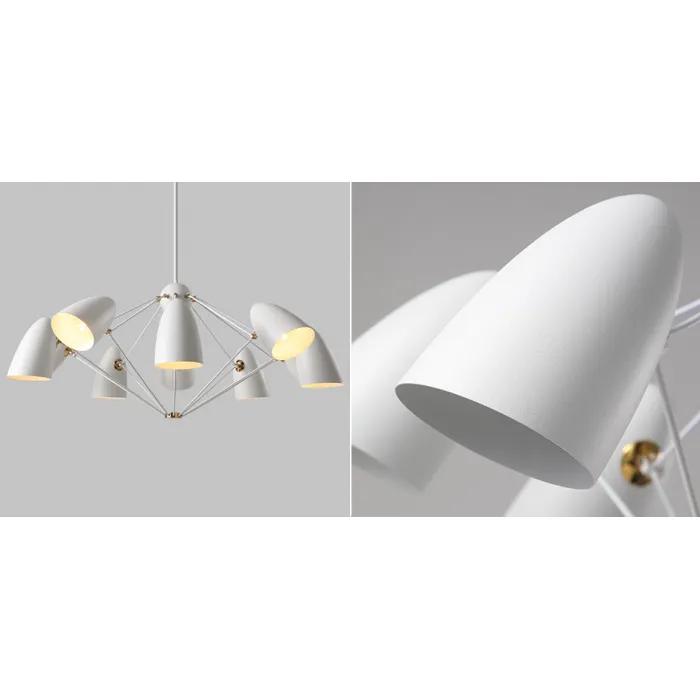 Люстра JLYLITE 10-Light Sputnik Chandelier White от ImperiumLoft
