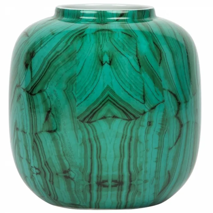 Ваза Malachite Vase Low от ImperiumLoft