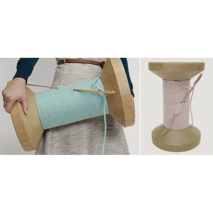 Дизайнерский табурет Thread Reel Wooden Stool от ImperiumLoft