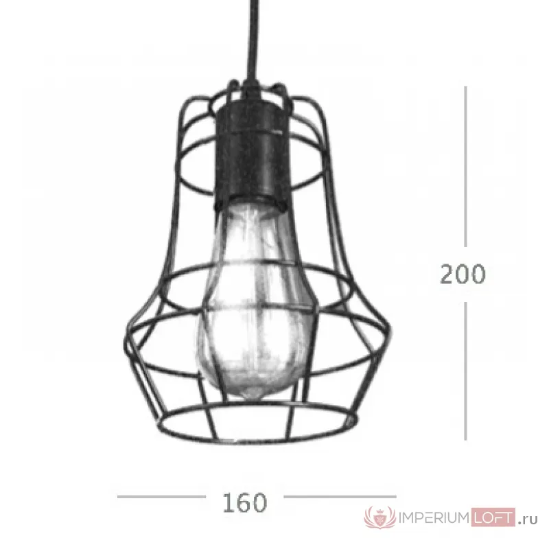 Cветильник Loft Nest Cage №1 от ImperiumLoft