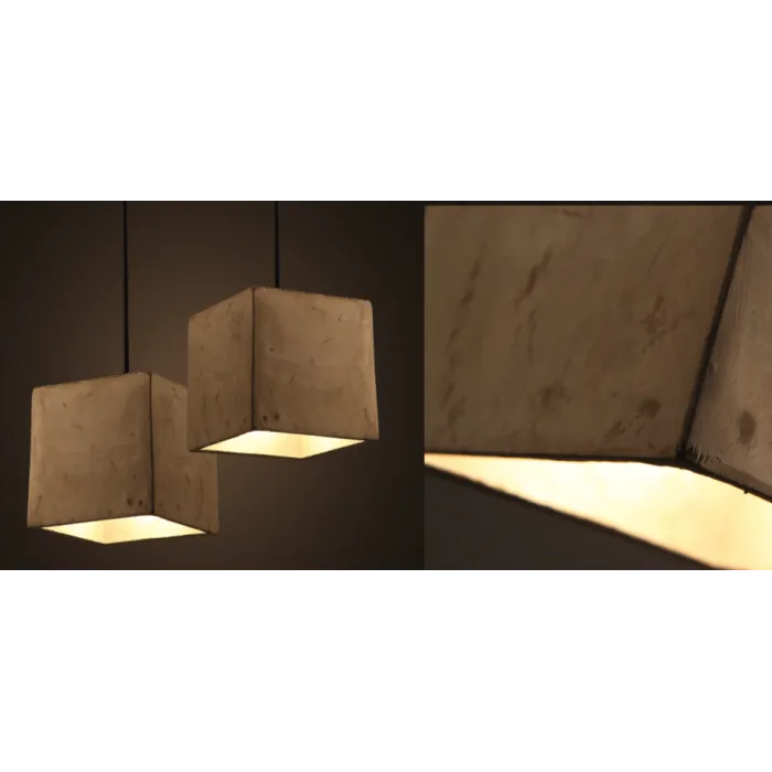 Подвесной светильник Art Concrete Cub от ImperiumLoft