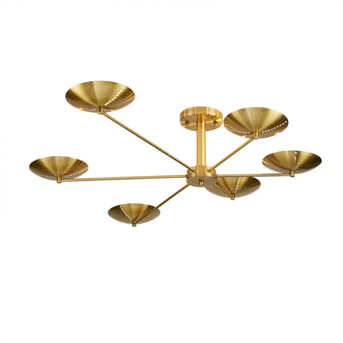 Потолочный светильник Brass Disk от ImperiumLoft