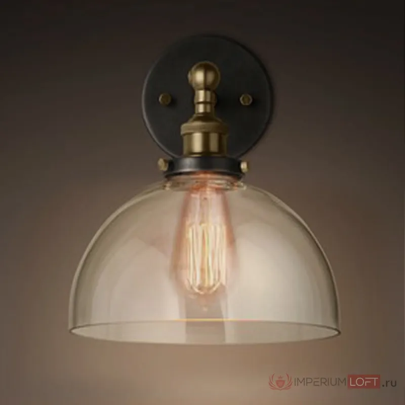 Бра Factory Filament Glass Dome Sconce от ImperiumLoft