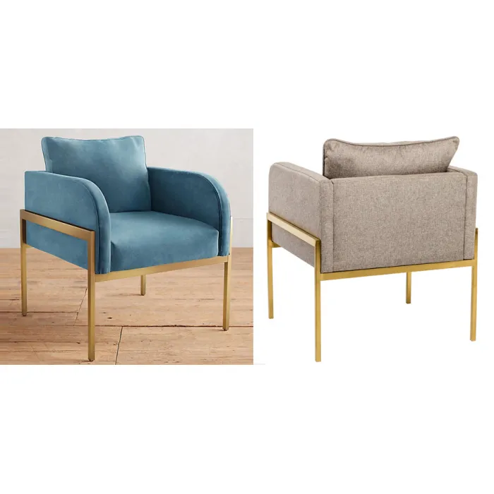 Кресло Velvet Ardmore Chair yellow от ImperiumLoft