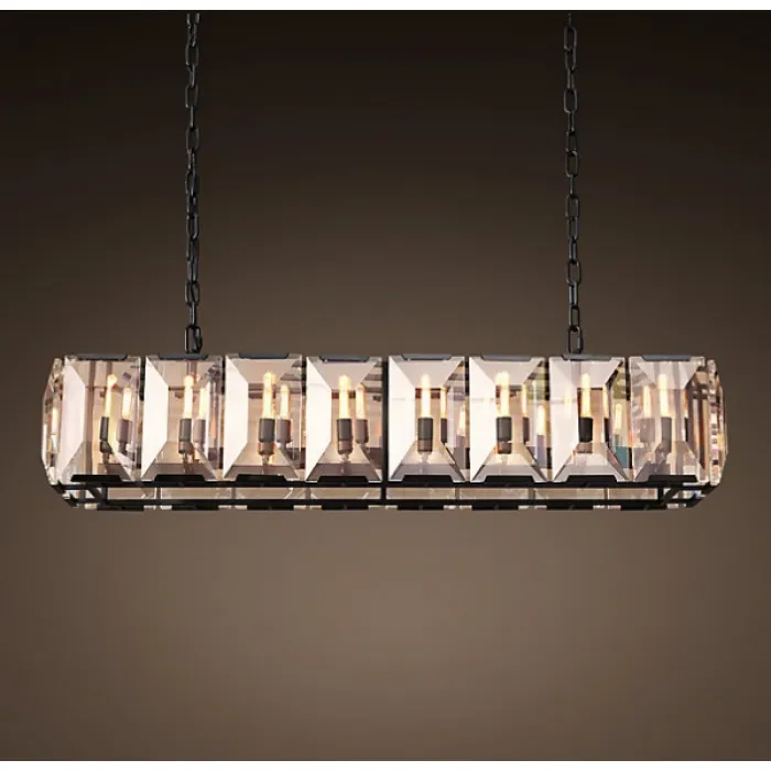 Люстра RH Harlow Crystal Square Chandelier 16 от ImperiumLoft