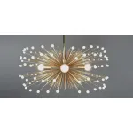 White Beaded Urchin Chandelier Sputnik  от ImperiumLoft