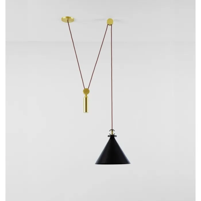 Подвесной светильник Shape up Pendant Cone Black от ImperiumLoft