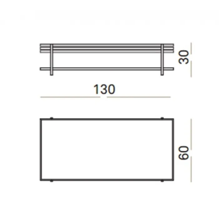 Столик Ula Square table ULA003 от ImperiumLoft