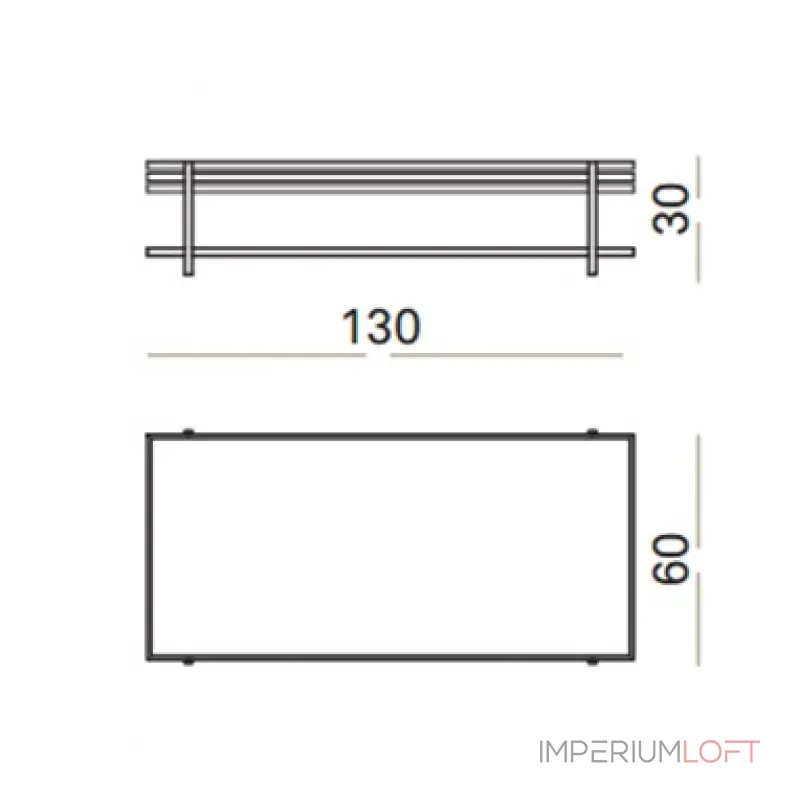 Столик Ula Square table ULA003