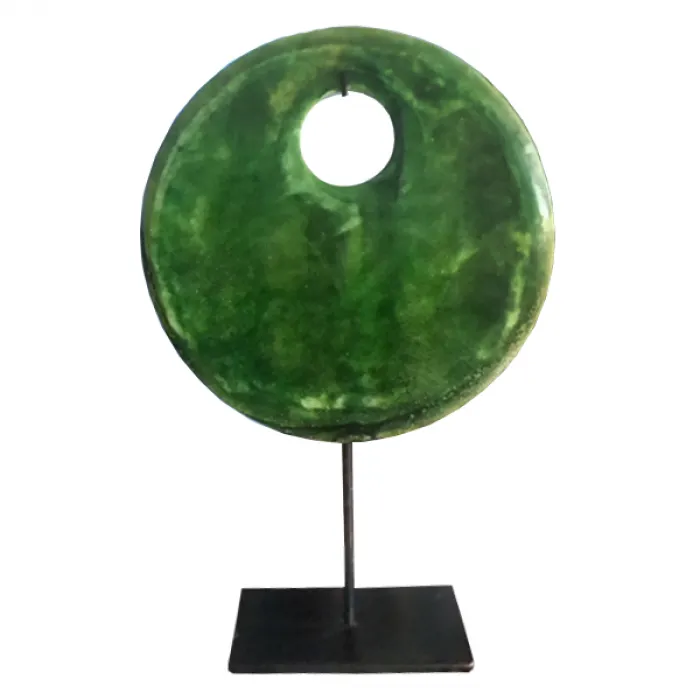 Аксессуар Зеленый диск Chrysoprase от ImperiumLoft