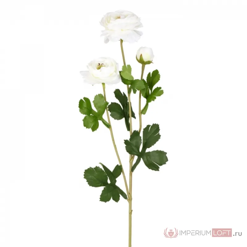 Декоративный искусственный цветок White Peony Rose от ImperiumLoft
