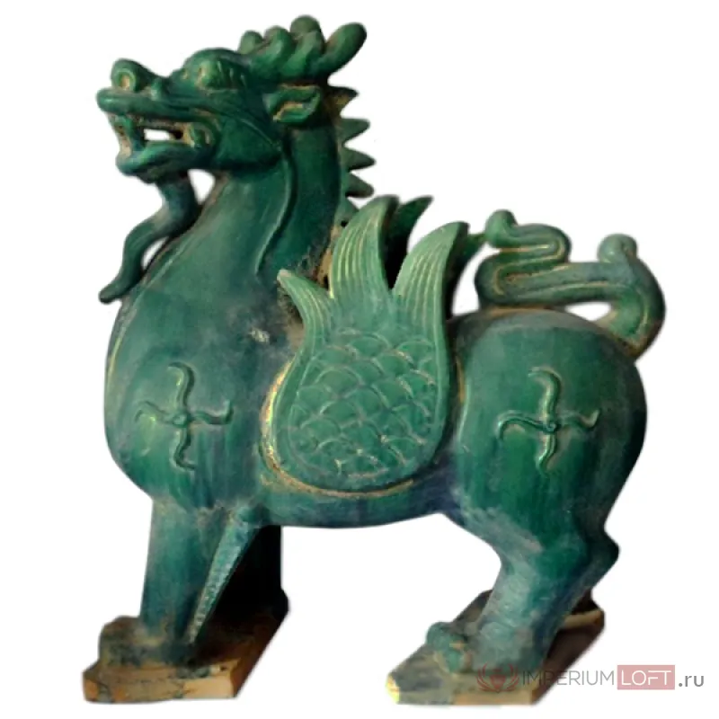 Китайский зеленый дракон керамика от ImperiumLoft