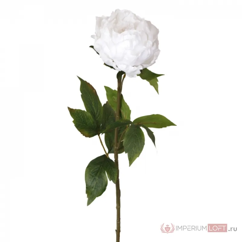Декоративный искусственный цветок White Peony от ImperiumLoft
