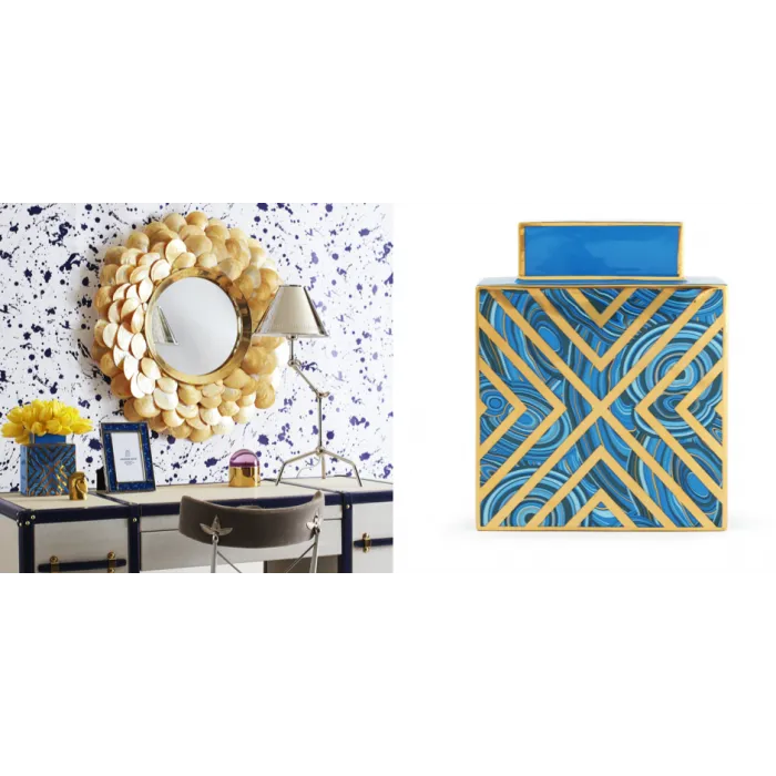 Jonathan Adler MALACHITE X VASE от ImperiumLoft