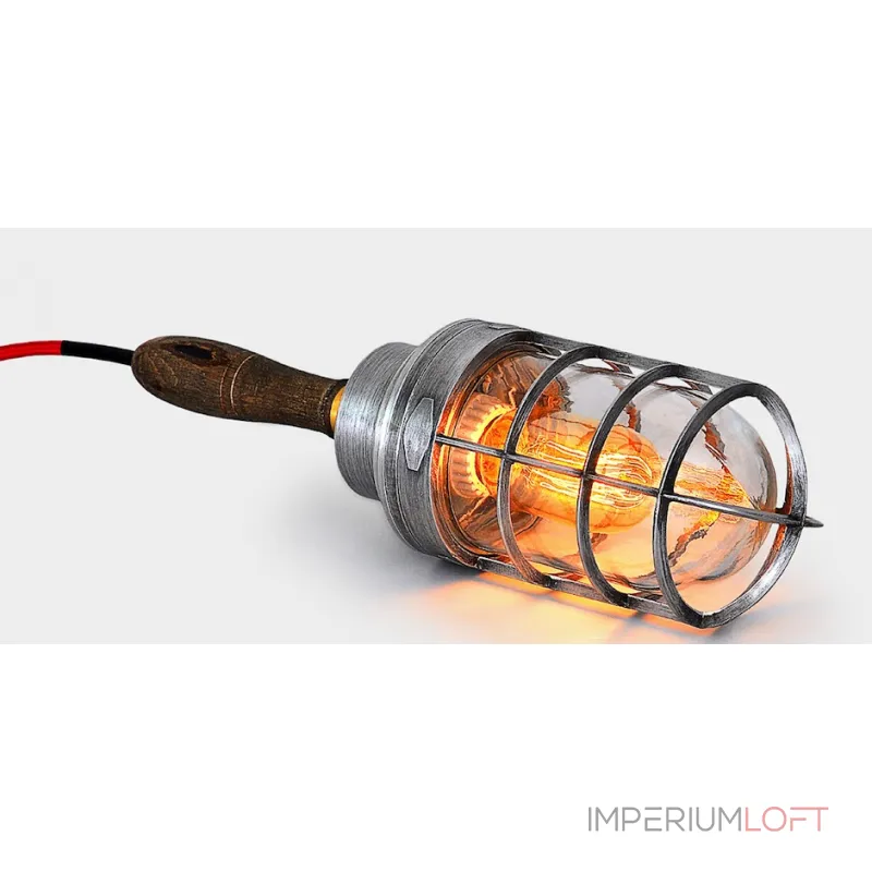 Ручной светильник Steampunk Cage Glass Edison Hanging Lamp от ImperiumLoft Ручной светильник Steampunk Cage Glass Edison Hanging Lamp от ImperiumLoft