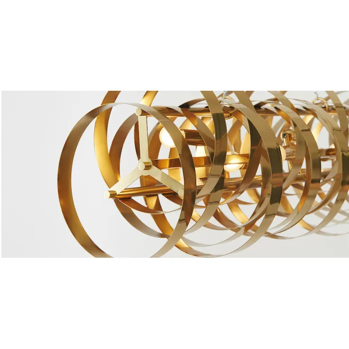 Люстра Brass Belts Chandelier от ImperiumLoft