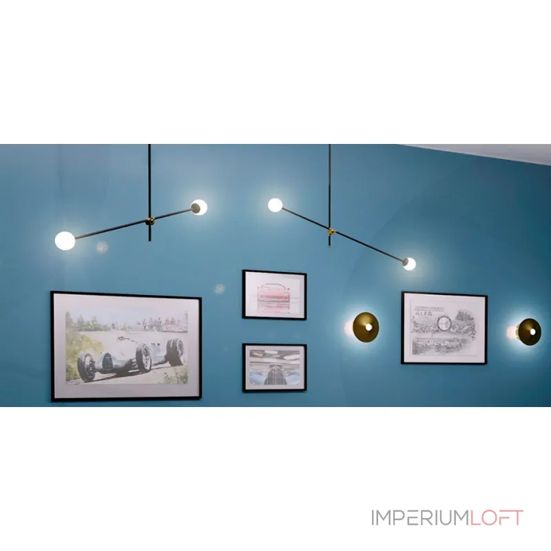 Люстра на штанге Bullarum Si-2 Chandelier Люстра на штанге Bullarum Si-2 Chandelier