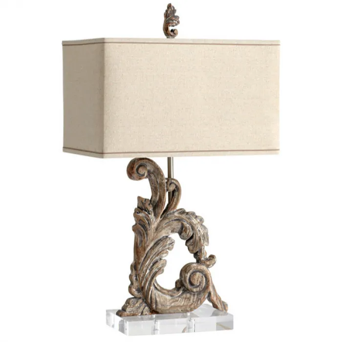 Настольная лампа Cyan Design Posy Scroll 1-light Wooden Table Lamp от ImperiumLoft