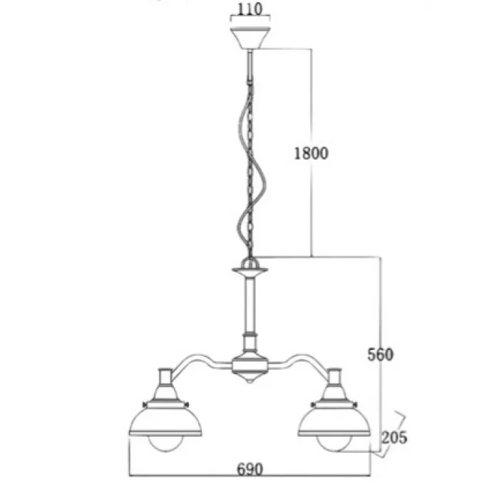 Люстра Old Copper Chandelier от ImperiumLoft