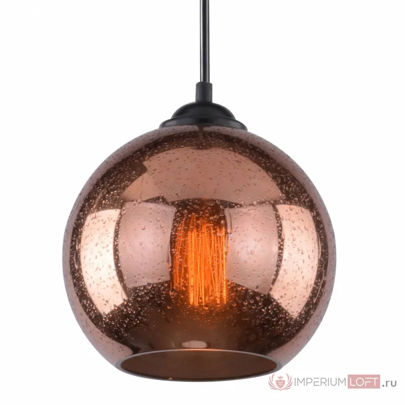 Подвесной светильник Drops Sphere Glass Pendant Lamp copper от ImperiumLoft