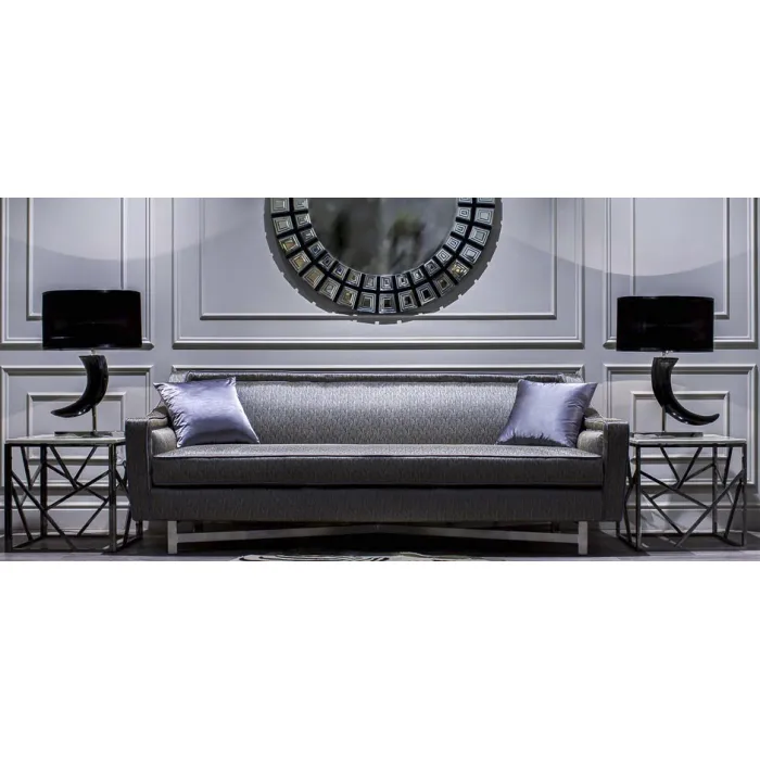 Приставной стол Serene Furnishing Chrome Marble Top Side Table от ImperiumLoft