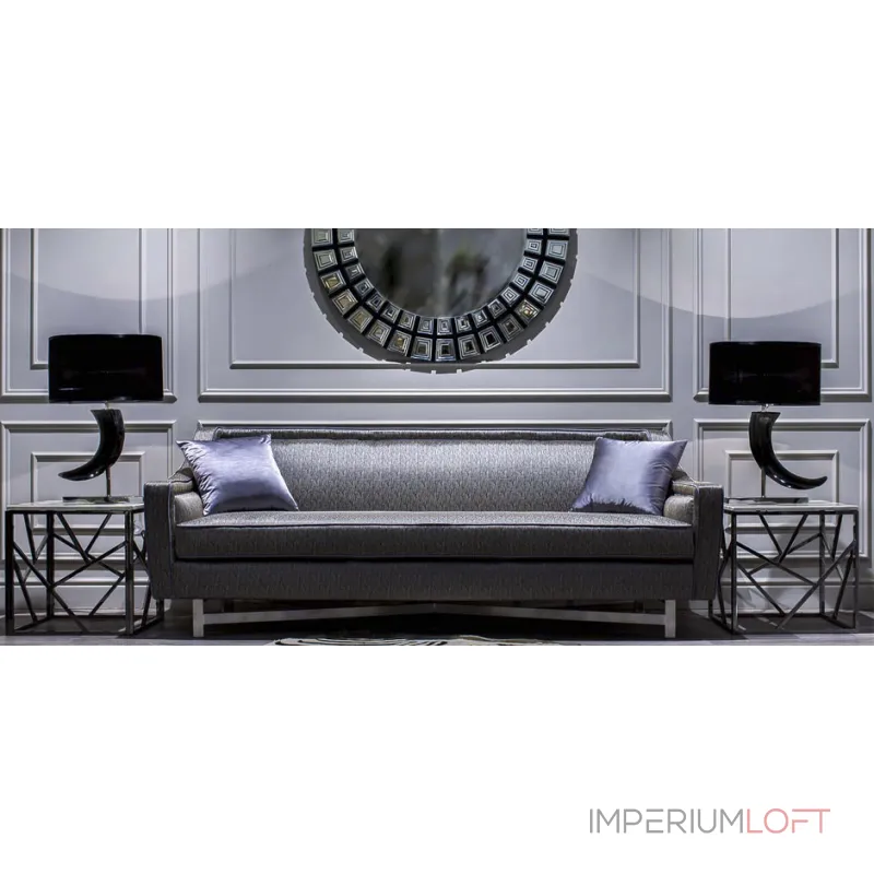 Приставной стол Serene Furnishing Chrome Marble Top Side Table