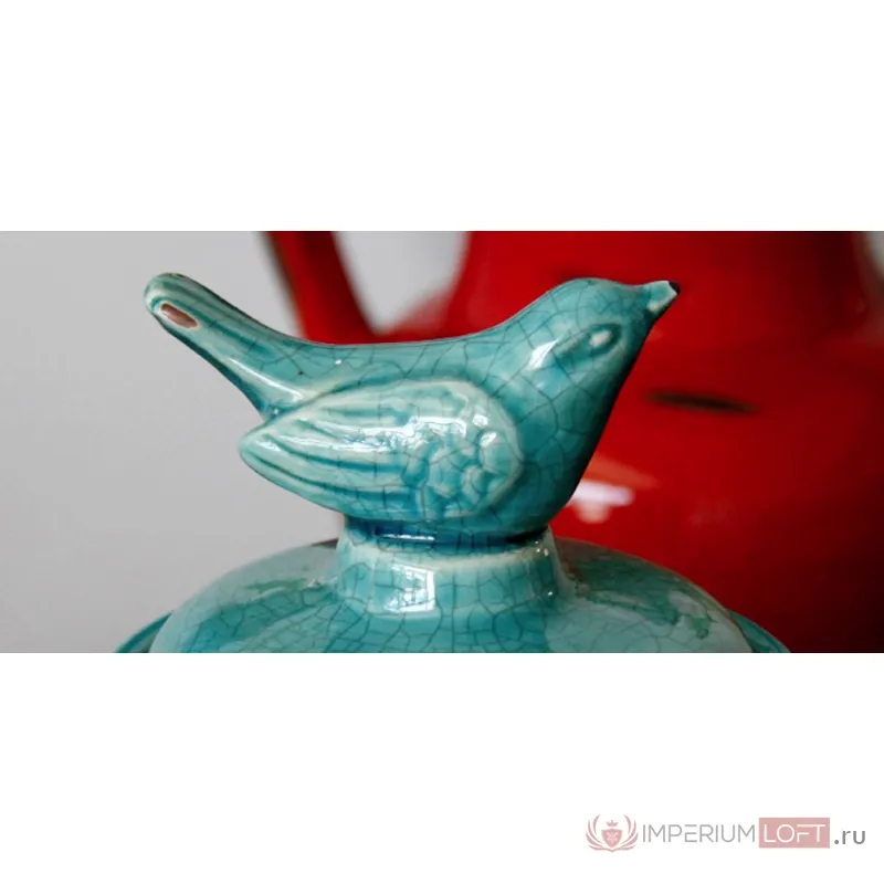 Ваза Turquoise bird от ImperiumLoft