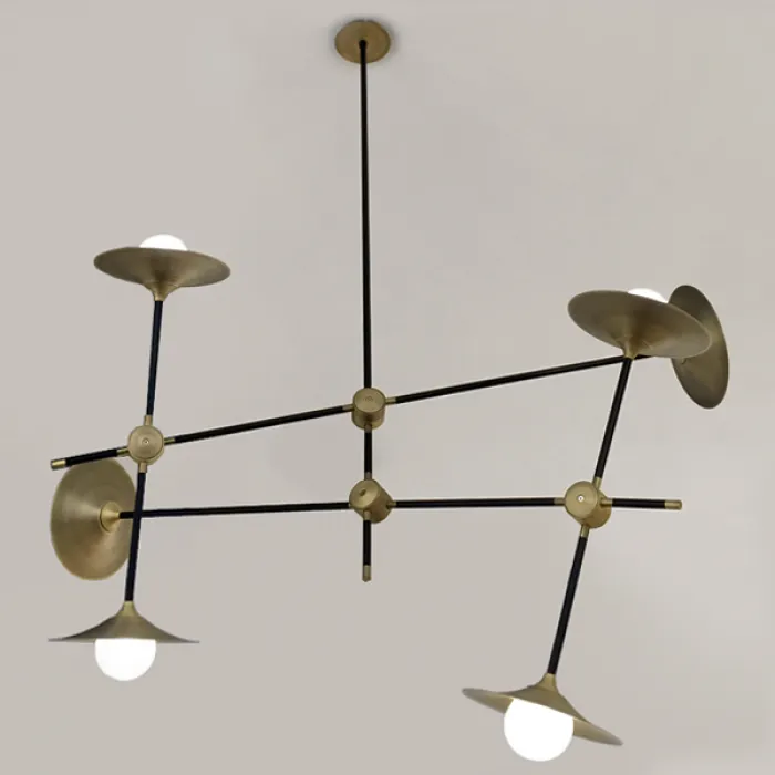 Люстра Disc Turbaya SS-6 Chandelier от ImperiumLoft