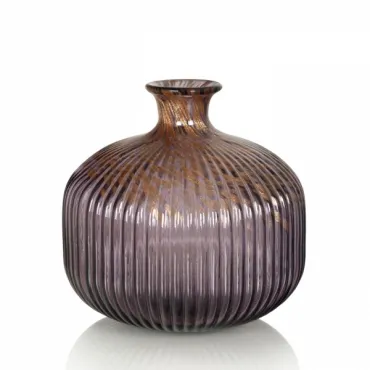 Стеклянная ваза Cellular Purple vase