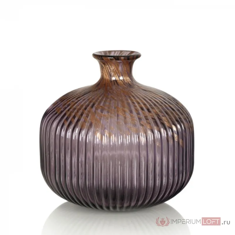 Стеклянная ваза Cellular Purple vase от ImperiumLoft