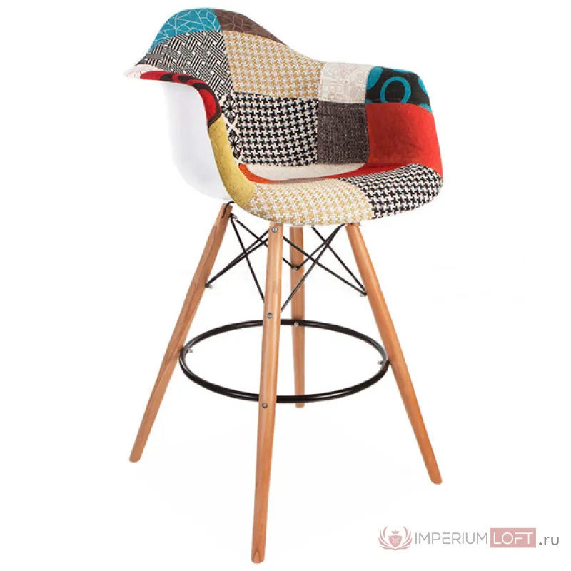 Барный Стул Eames Patchwork bar style DSW designed by Charles and Ray Eames от ImperiumLoft
