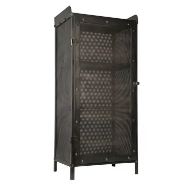 Буфет Industrial Loft Dark Metal Tall Cabinet