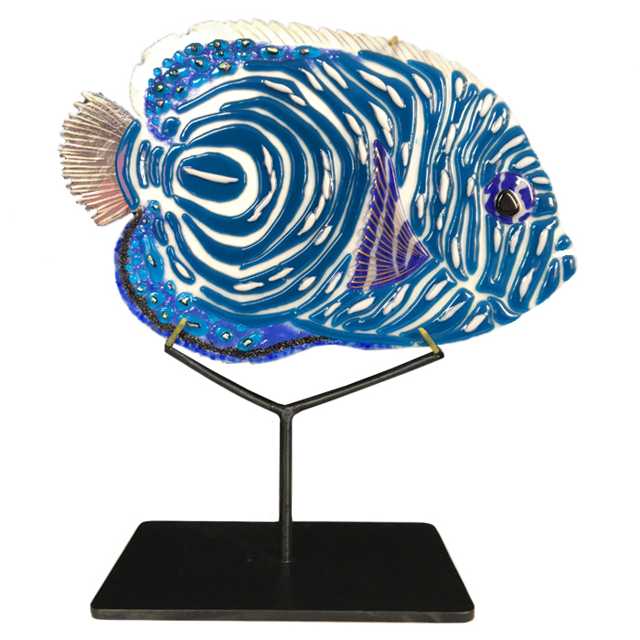 Статуэтка на подставке Blue Fish от ImperiumLoft