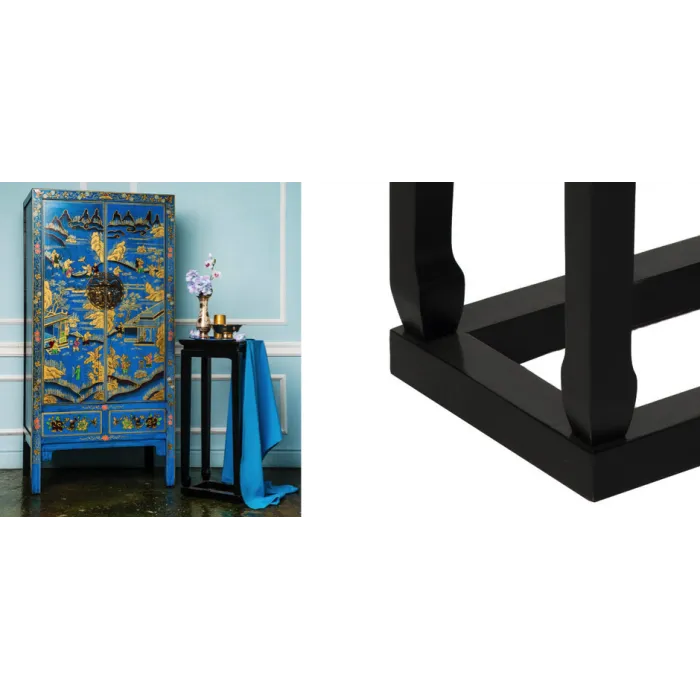 Приставной столик Chinese Side Table Black от ImperiumLoft