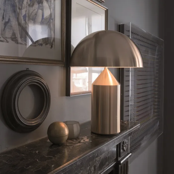 Настольная лампа Atollo Table Lamp gold H50 от ImperiumLoft