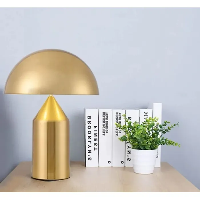 Настольная лампа Atollo Table Lamp gold H50 от ImperiumLoft