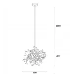Люстра Tezani Argent Suspension Pendant lamp 40 от ImperiumLoft