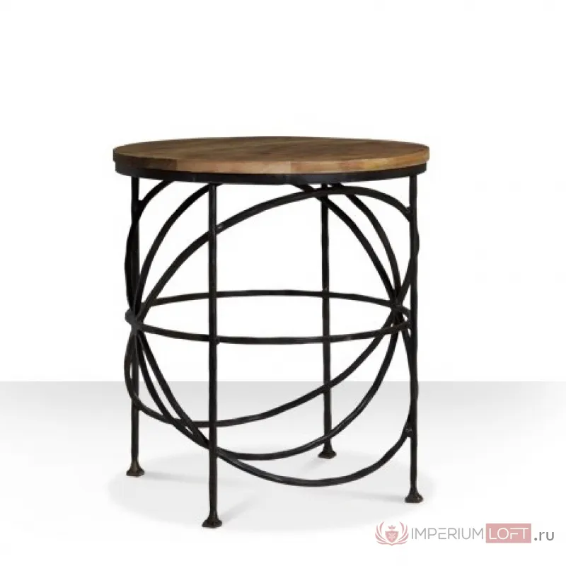 Журнальный стол Industrial Rust Round Sphero Table от ImperiumLoft