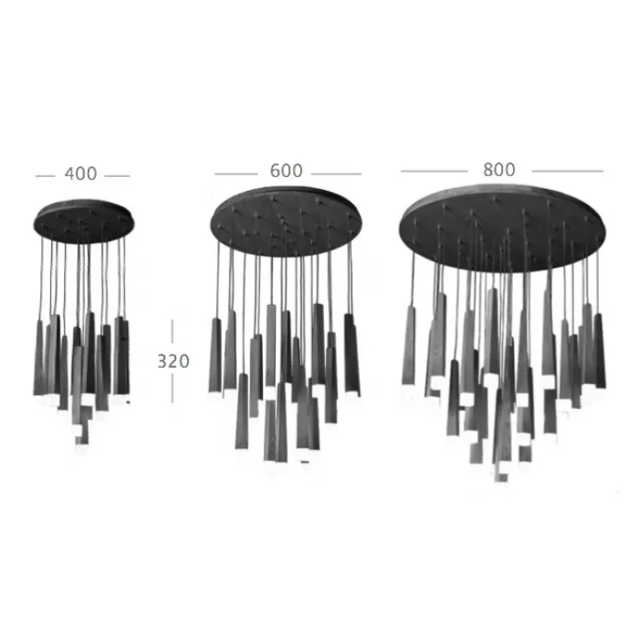 Люстра Wooden Glowworm Round от ImperiumLoft