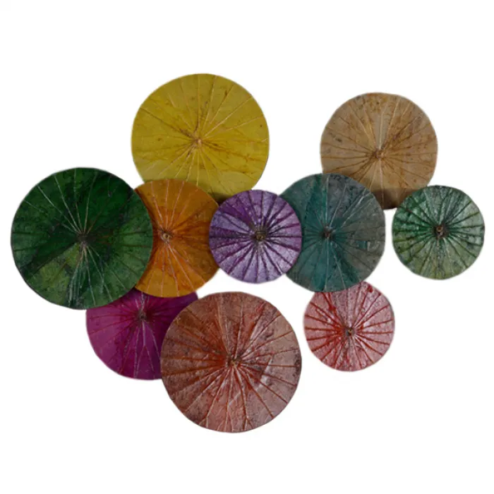 Арт-объект Disc wall art Lotus leaves от ImperiumLoft