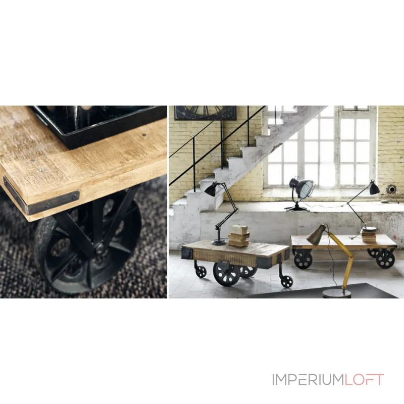 Кофейный стол на колесах Rollcouch Coffee Table