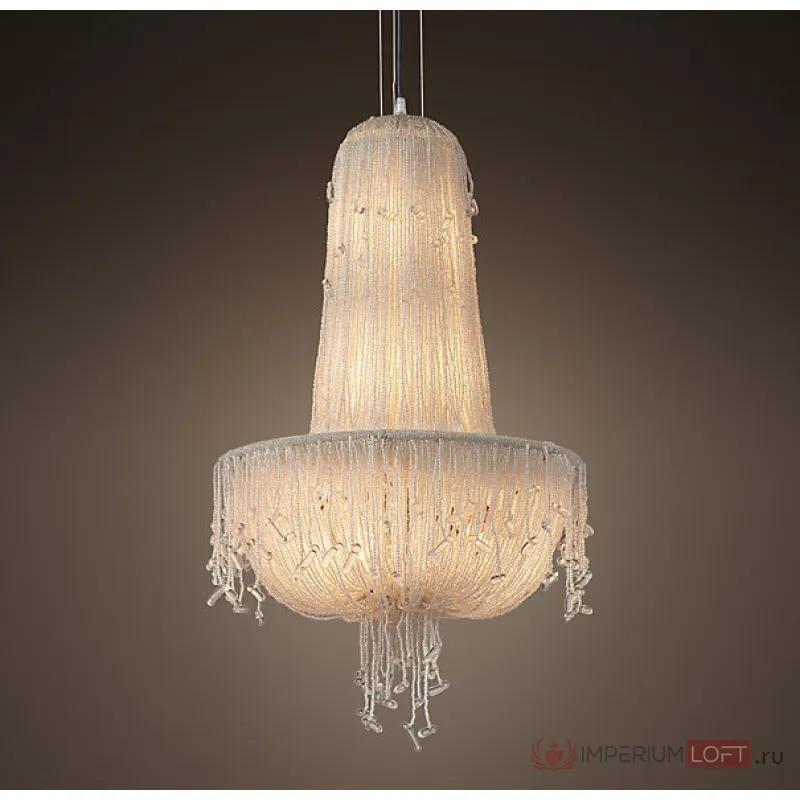 Люстра RH 1930S FRENCH CRYSTAL BEADED Chandelier от ImperiumLoft