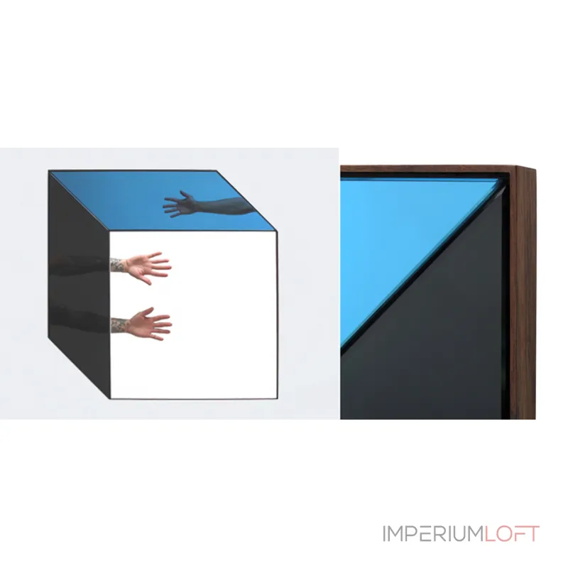 Зеркало Куб Bower Cube Shape Mirror от ImperiumLoft Зеркало Куб Bower Cube Shape Mirror от ImperiumLoft