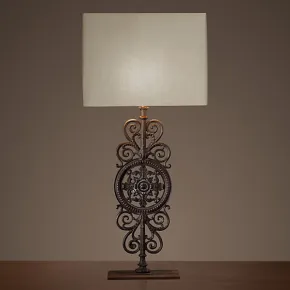 Настольная лампа RH Parisian Iron Gate Table Lamp