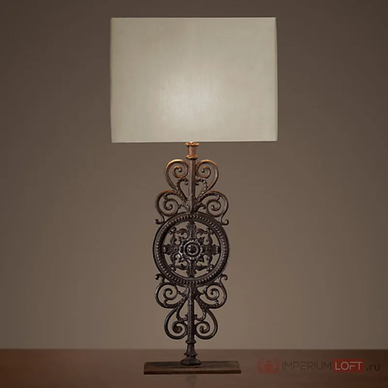 Настольная лампа RH Parisian Iron Gate Table Lamp от ImperiumLoft