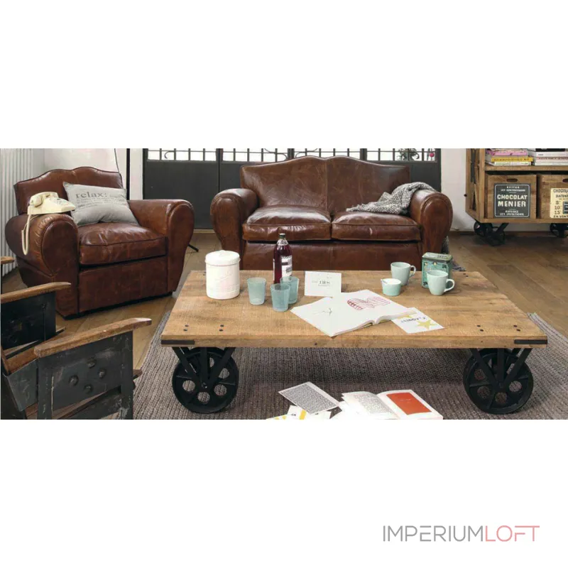Кофейный стол на колесах Rollcouch Coffee Table