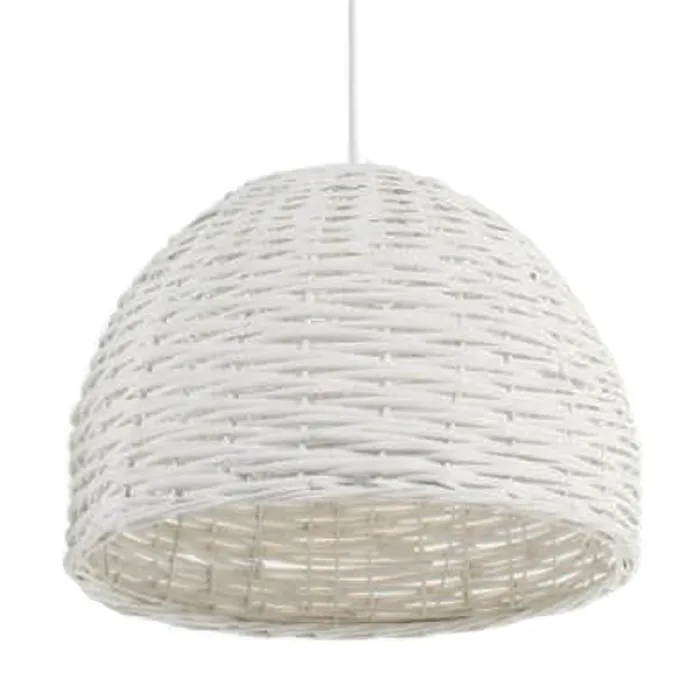 Подвесной светильник Wicker Pendant White от ImperiumLoft