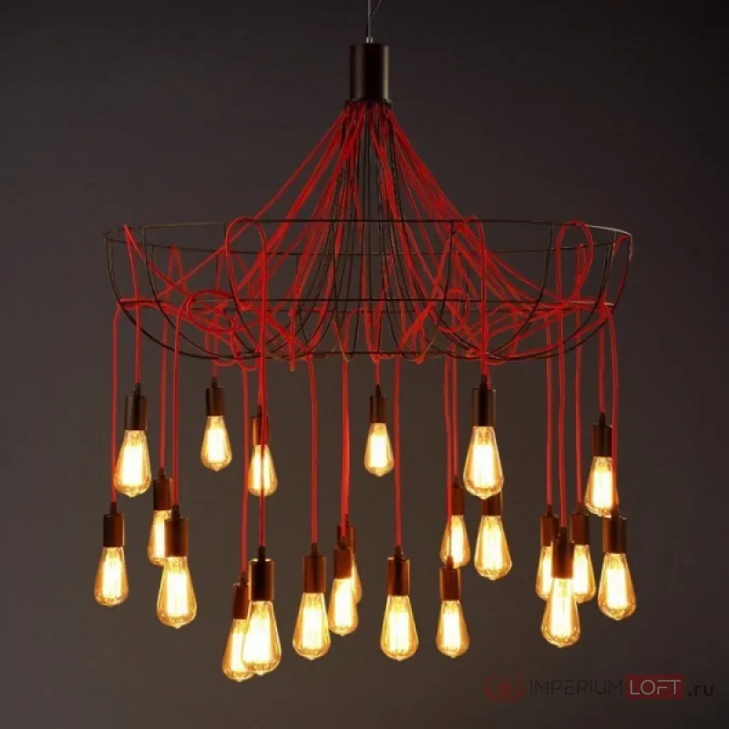 Люстра Blood Wire Chandelier Red 21 от ImperiumLoft