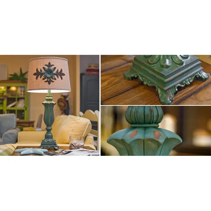 Настольная лампа Cross Ornament Provence table lamp от ImperiumLoft